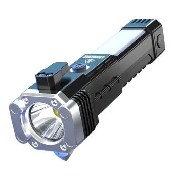 Автомобильный защитный фонарик, молоток для разбивания окон, автомобильные стеклоподъемники С USB-кабелем, практичный инструмент для эвакуации из автомобиля с USB