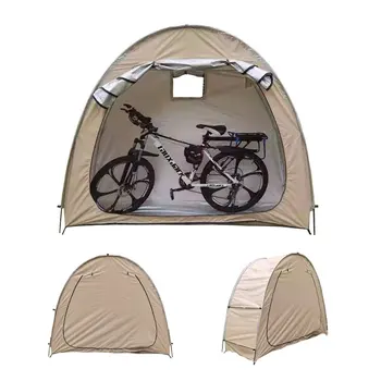 Водонепроницаемый сарай для хранения велосипедов на открытом воздухе, сверхмощная велосипедная палатка, компактный Портативный Водонепроницаемый сарай для хранения велосипедов