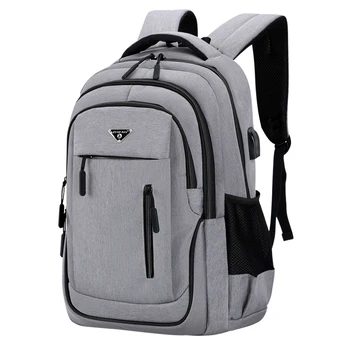 Xzan Мужской рюкзак для ноутбука с USB-зарядкой a1, 18-дюймовый многофункциональный студент средней школы