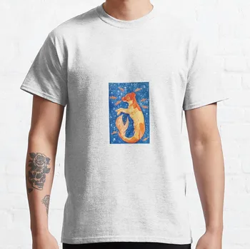 Футболка Mermaid (Cali), мужские футболки fruit of the loom, черные футболки для мужчин, тренировочные рубашки для мужчин