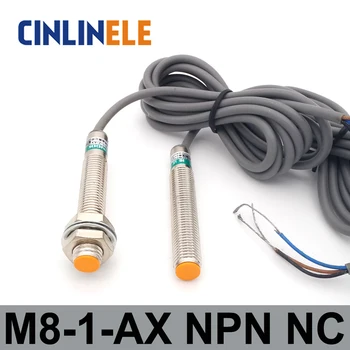M8 LJ8A3-1-Z/AX 1 мм 6-36 В индукционный постоянный ток NPN NC металлический датчик индуктивный бесконтактный переключатель экранного экрана типа LJ8A3 сенсорный переключатель