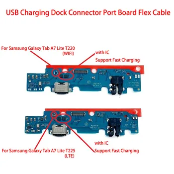 Для Samsung Galaxy Tab A7 Lite T220 T225 USB разъем для зарядки док-станции Гибкий кабель платы порта