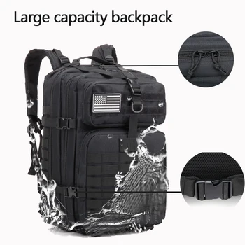Открытый военный кемпинг пеший туризм спортивный рюкзак для путешествий тактический рюкзак 30Л/45Л нейлон водонепроницаемый рыбалка охота функциональная сумка
