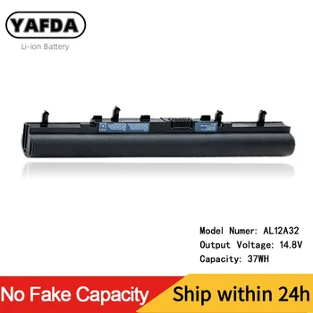 YAFDA AL12A32 Аккумулятор для ноутбука Acer Aspire V5 V5-171 V5-431 V5-531 V5-431G V5-471 V5-571 V5-471G V5-571G AL12A72 4ICR17/65