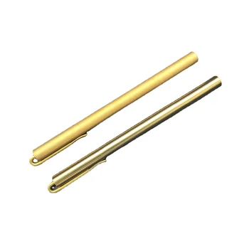 Тактическая ручка outdoor classic brass pen EDC attack pen для переноски металлической многофункциональной гелевой ручки для заправки Кемпинг Охота